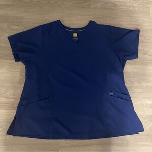 WonderWink Women's Galaxy Blue Scrub Set 2XL